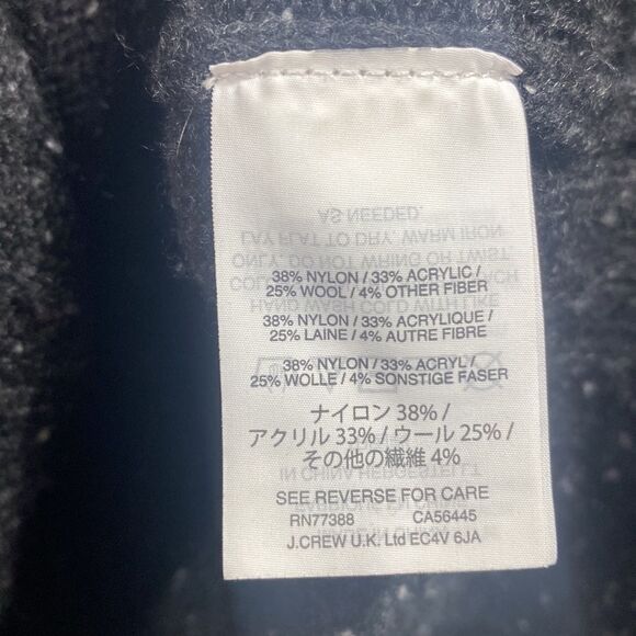 Madewell Wool Blend Mock Neck Sweater Minimalist Cozy Academia Soft Grunge - Picture 10 of 13